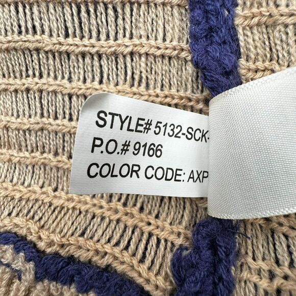 SELF ESTEEM | Women's XL Boho Open Front Cardigan Knit Sweater Southwest Aztec - Picture 9 of 9